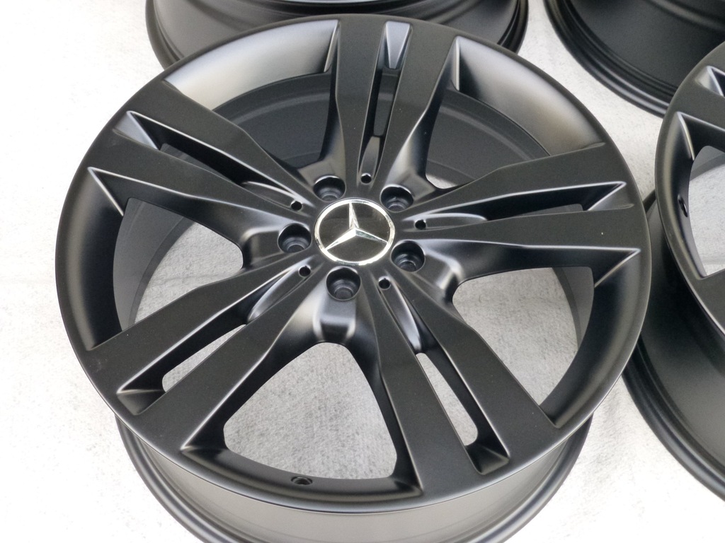llantas mercedes gl ml gls r-clase 20'' black mat