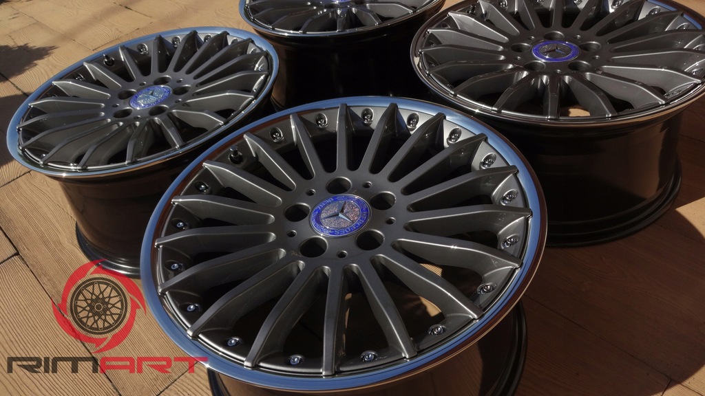 bbs rt 8.5x17 5x112 mercedes sec amg oz llantas atornilladas