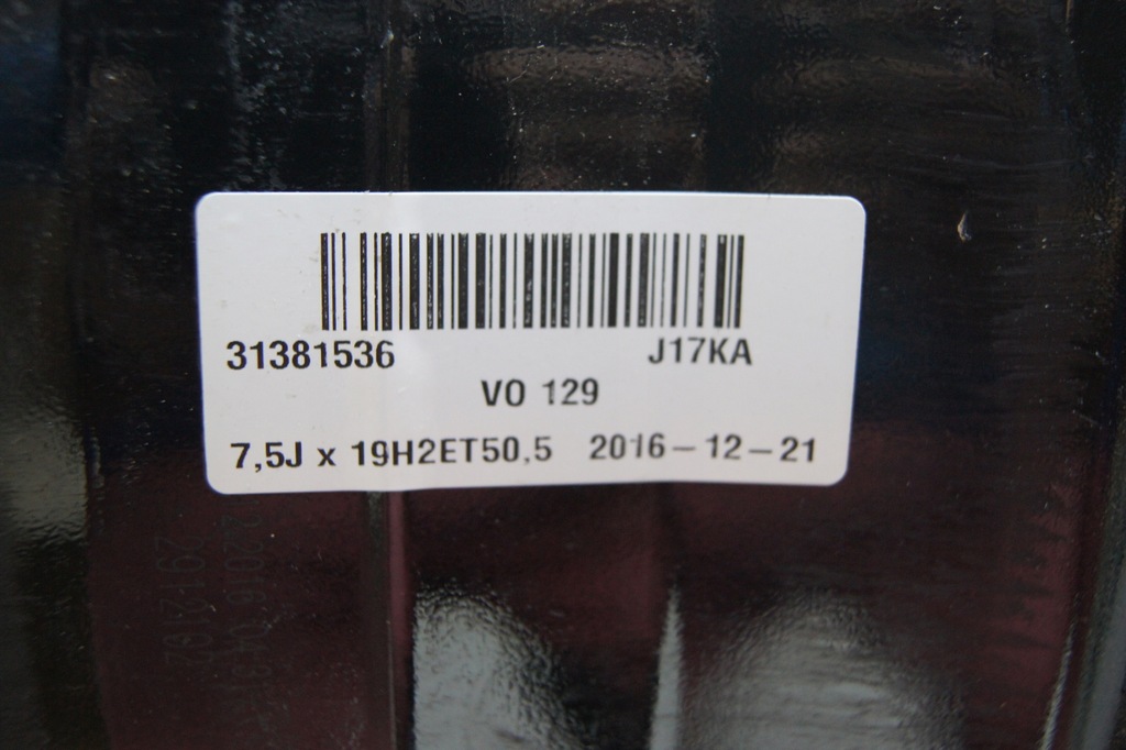 volvo xc70 xc60 xc40 llantas de aluminio  19 31381536