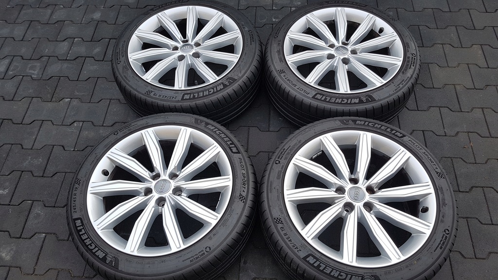 llantas  llanta de aluminio 19 audi a6 c8 a5 a7 q3 q5 a8 et40 5x112