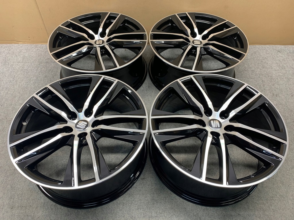 lote llantas seat leon fr 5f 5f0 5x112 19'' cupra