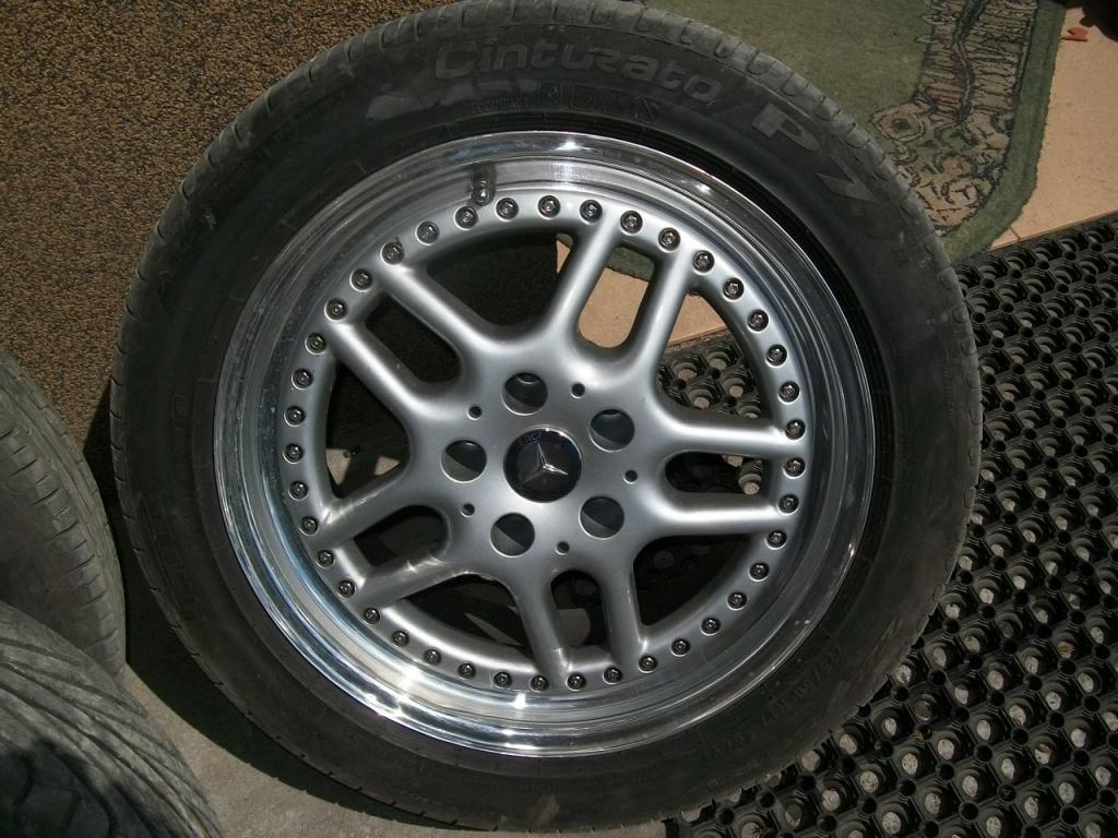 mercedes sl r129 5x112 3x llantas atornilladas ruedas 17
