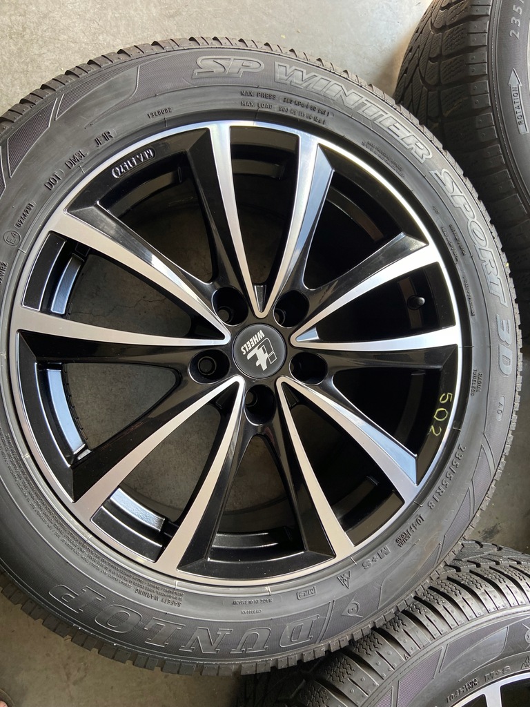 llantas ford volvo 8x 18 et45 5x108 235/55/18 dunlop
