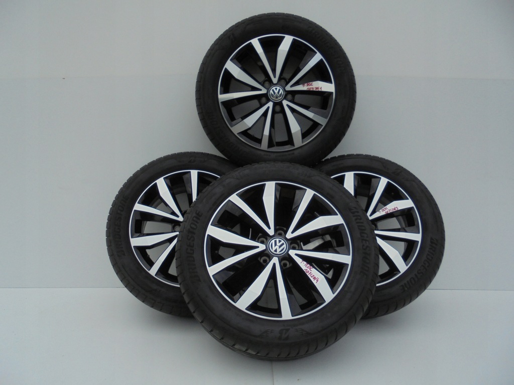 vw t-roc llantas de aluminio 205/55r17 bridgestone 2ga601025p