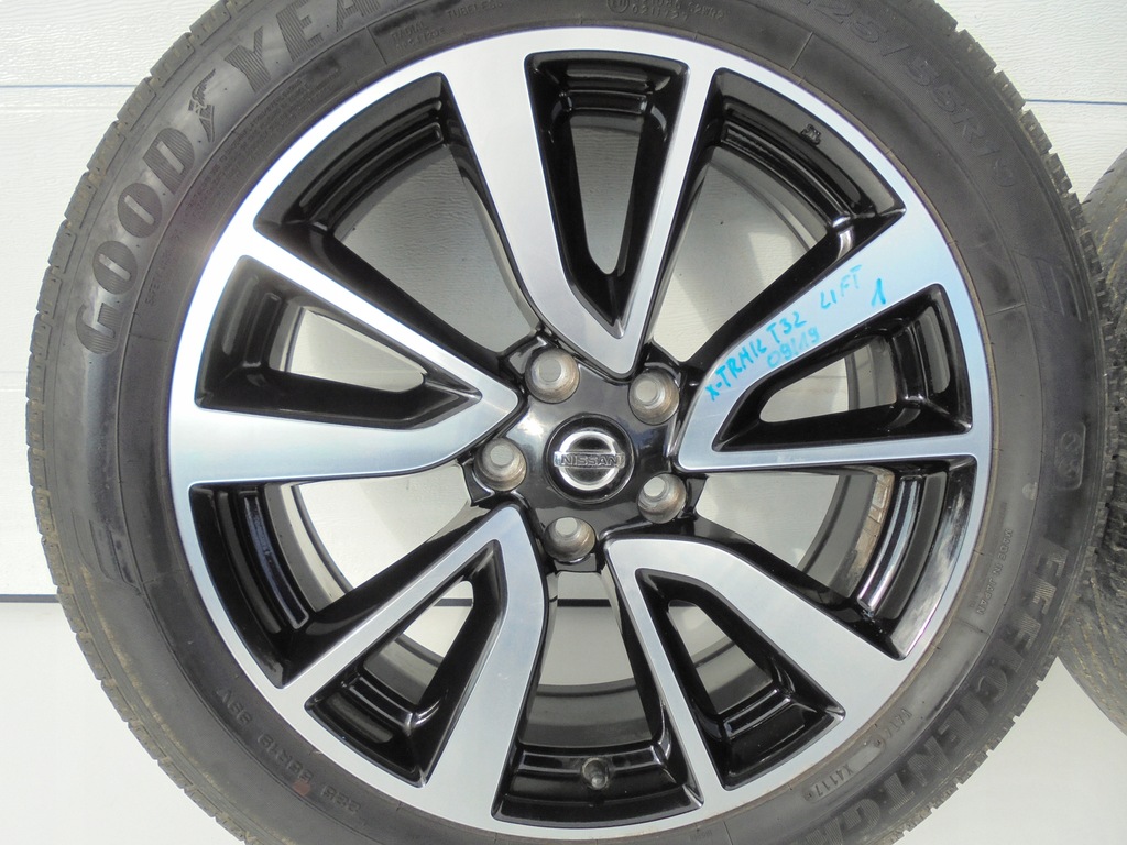 x-trail t32 llantas de aluminio 225/55/19 goodyear 19x7j