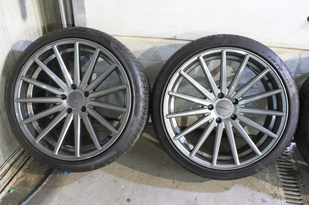 ruedas vossen vfs2 5x120+neumaticos verano 20 pirelli pzero