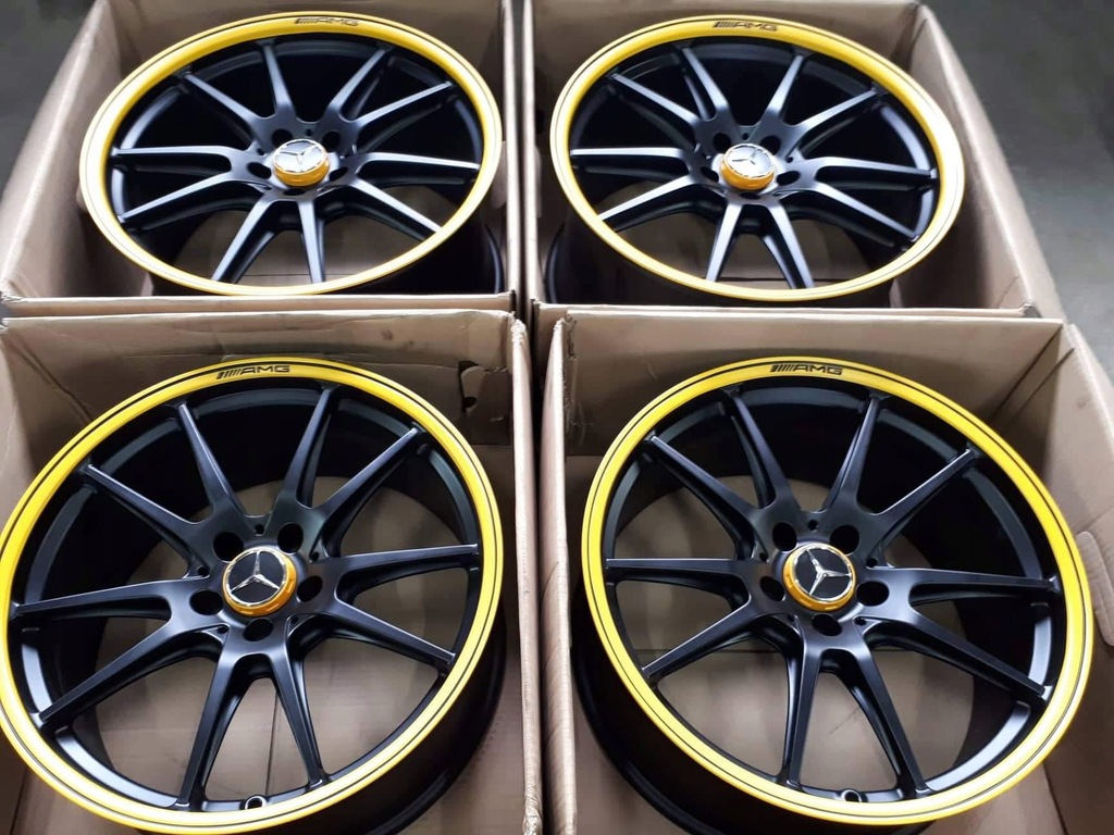 llantas mercedes c-clase w205 c63 amg yellow 19/20''