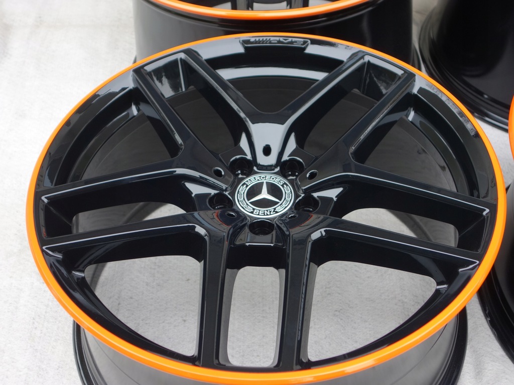 llantas mercedes gl gle coupe w292 21'' amg!! orange