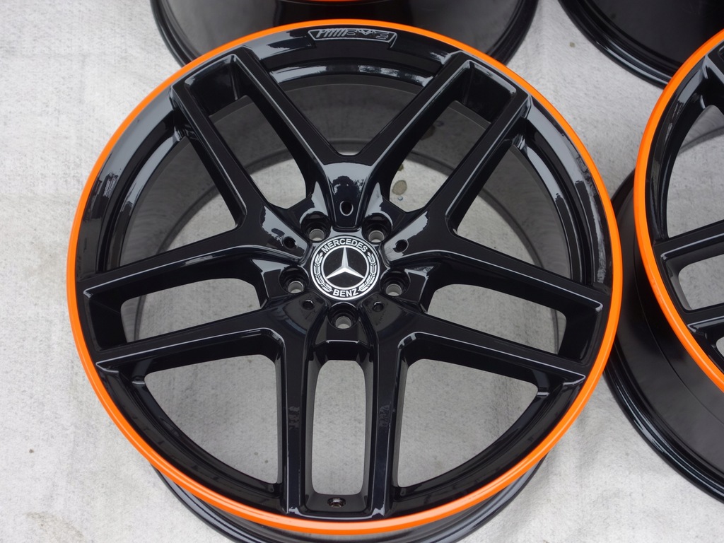 llantas mercedes gl gle coupe w292 21'' amg!! orange