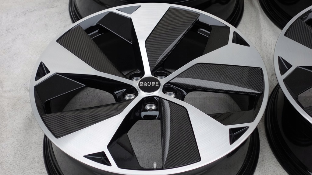 llantas range rover velar 22cale 5x108 karbon!! tpms