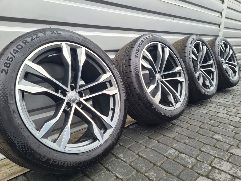 llantas audi 22'' rs6 rs7 q7 sq7 q8 sq8 e-tron