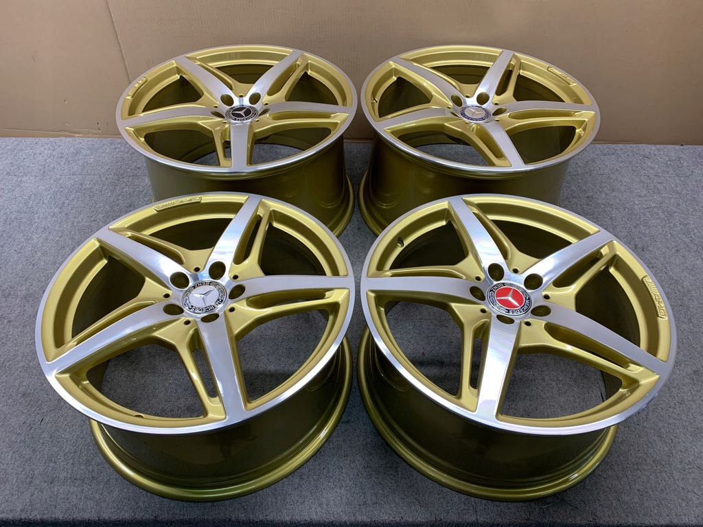 lote llantas mercedes a190 gt amg gold 19” 20”