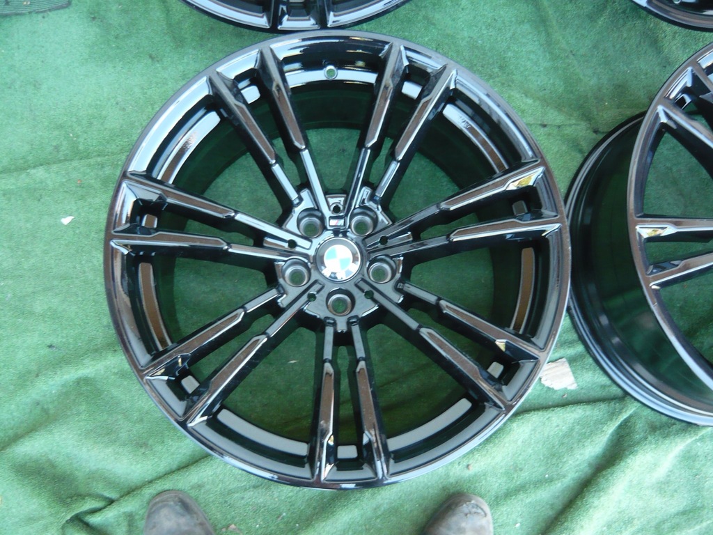 llantas  llanta de aluminio 20 bmw g30 m5 m6 f90 4 unidades negros