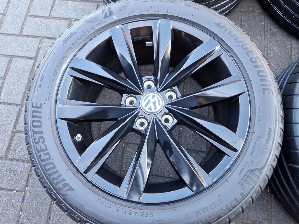 5x120 ruedas r18 vw t5 t6 7e0 et50 255/45 bridg verano