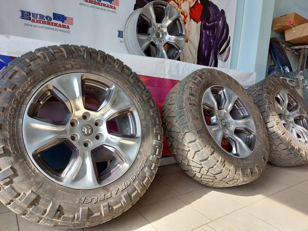 2019-22 ram 1500 oem complete wheel, rim 3pcs