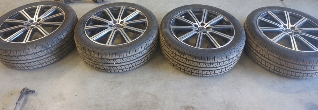llantas de aluminio+neumaticos volvo xc60 xc70 20  pulgadas