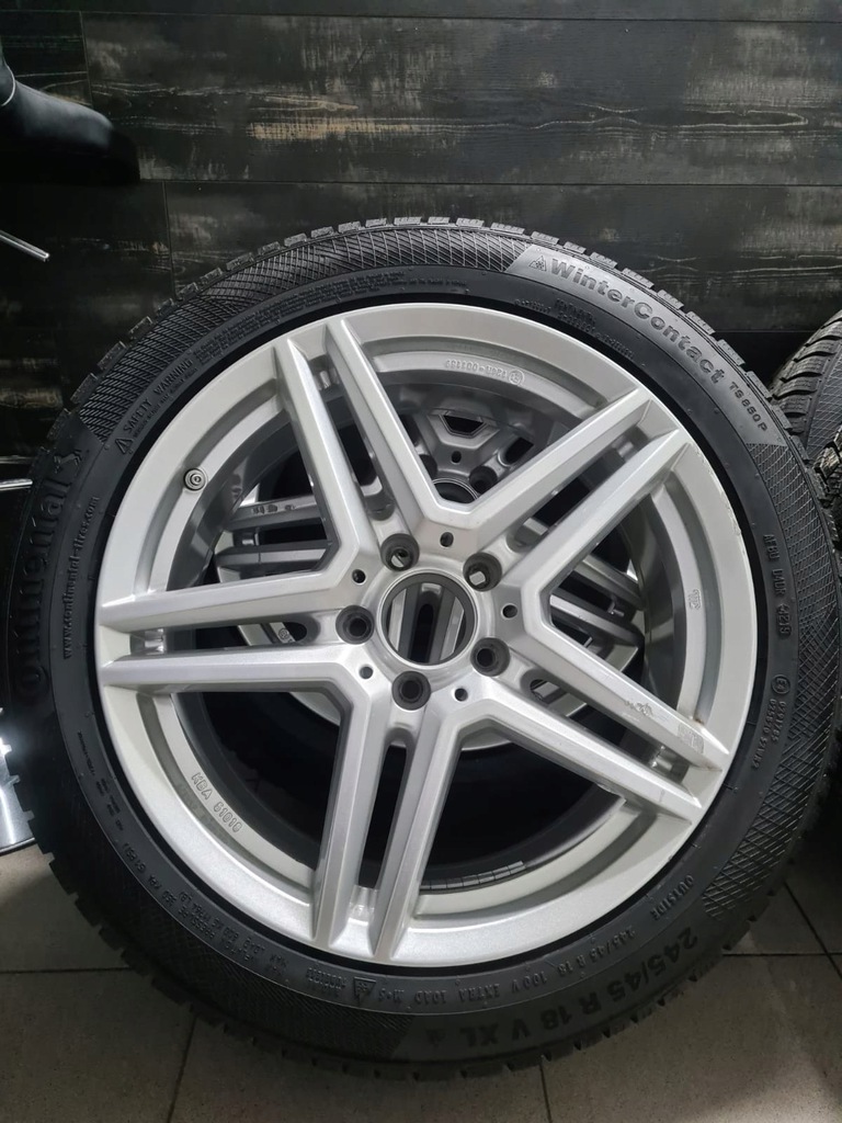 ruedas invierno mercedes e w213 continental 245/45 r18