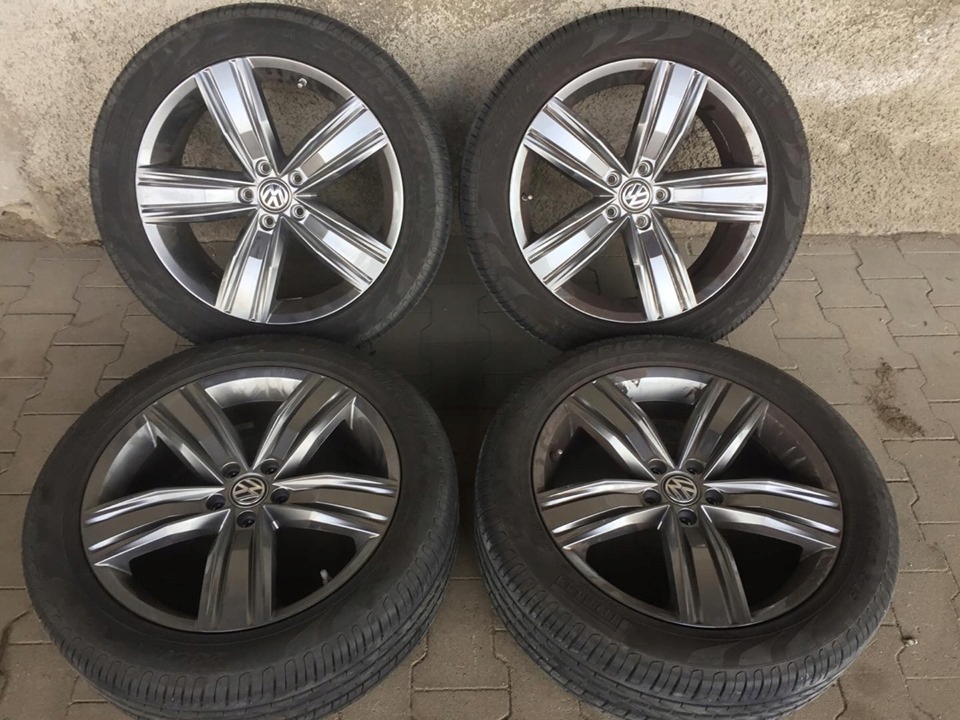 vw, tiguan llantas neumáticos pirelli 19" 5na601025q