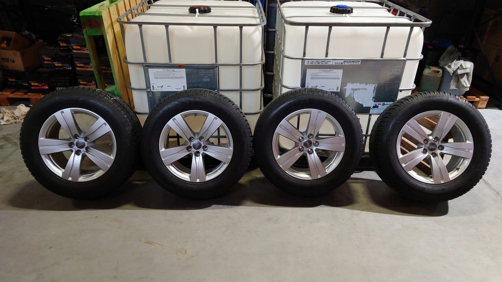 llantas audi, q7 + neumáticos goodyear compl. invierno