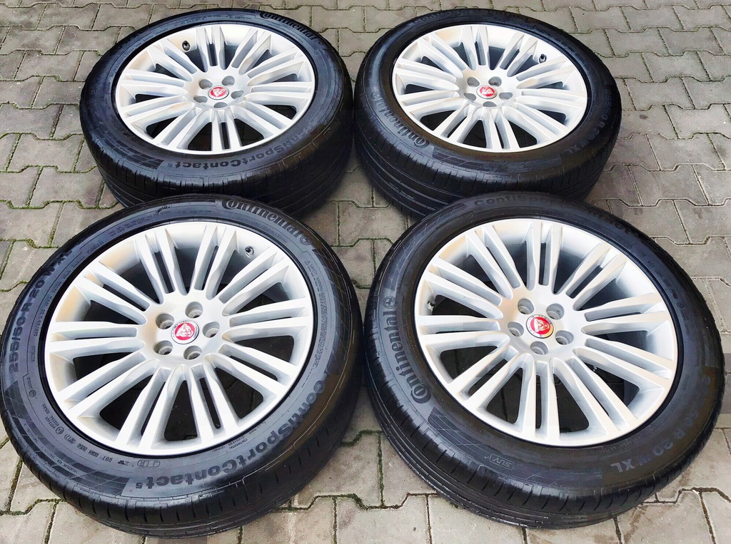 4x ruedas verano jaguar f-pace 255/50r20 continental