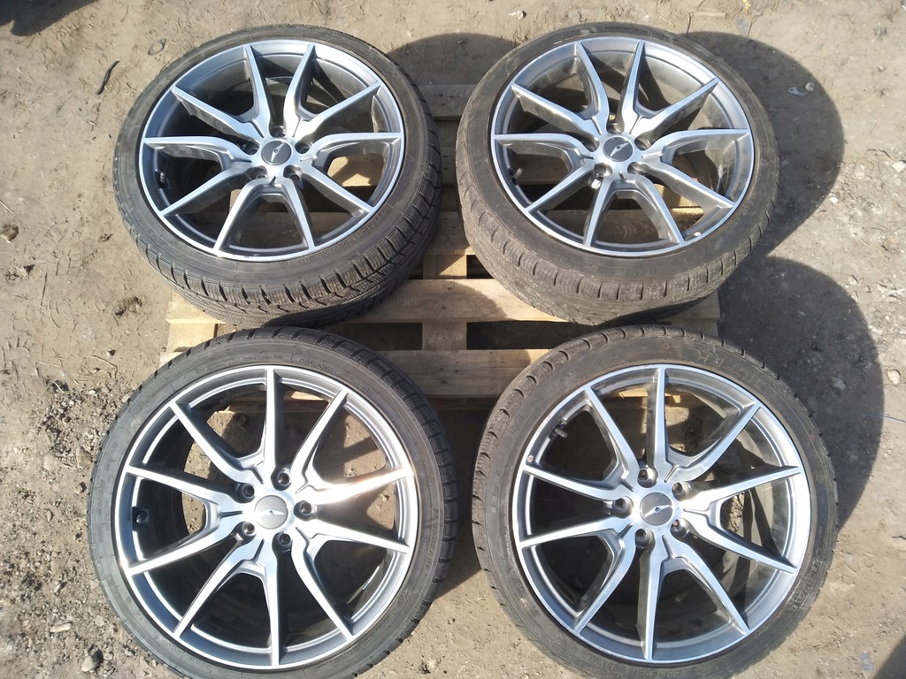 ruedas llantas de aluminio llantas hyundai genesis g70 neumáticos compl.