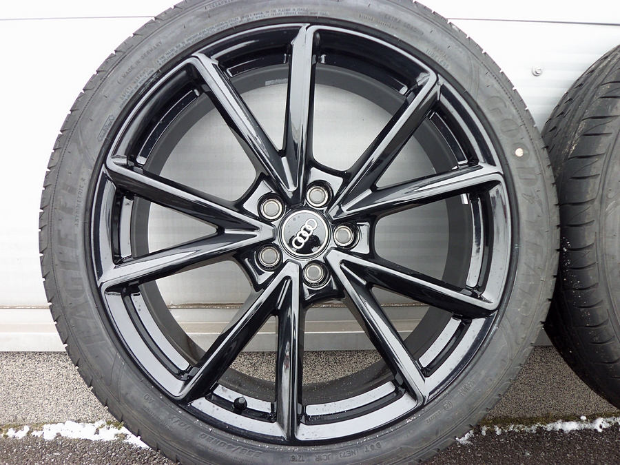 20'' ruedas  - audi, a8 d4 s8 - org. - negra brillo 99%