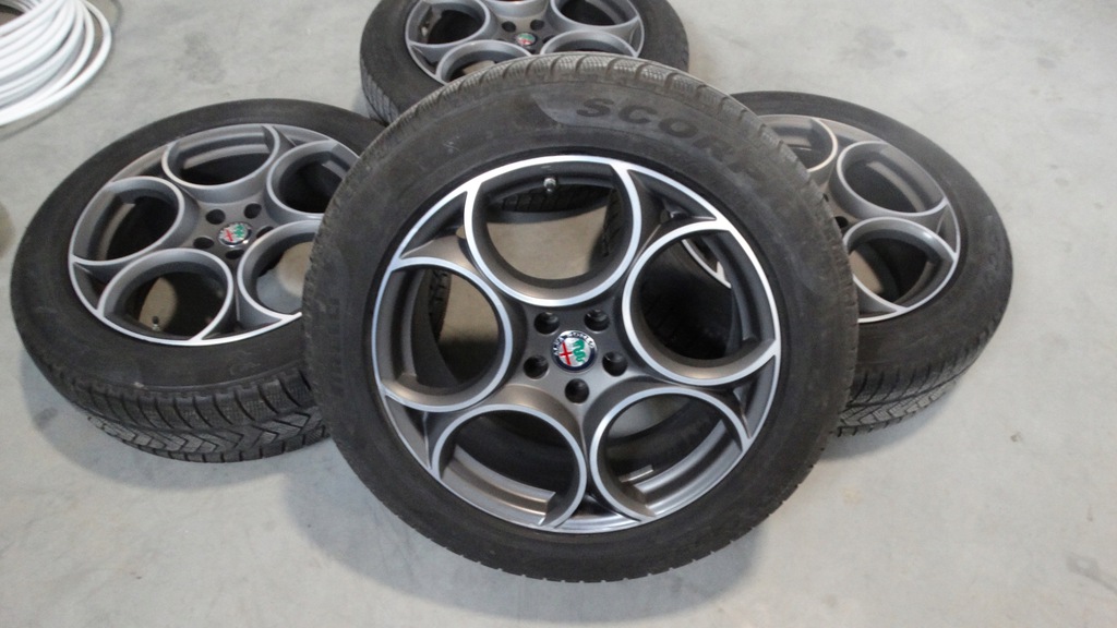 alfa romeo stelvio ruedas llantas con neumaticos 235/55r19