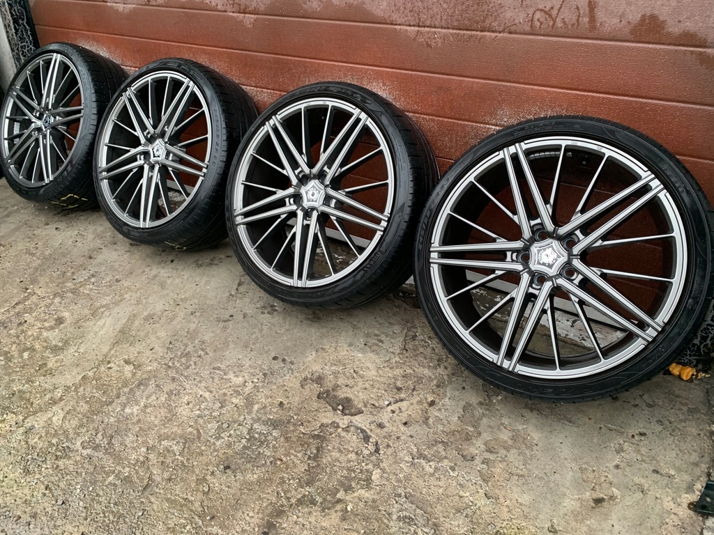 20"wrath wheels 5x112 pirelli flow forming