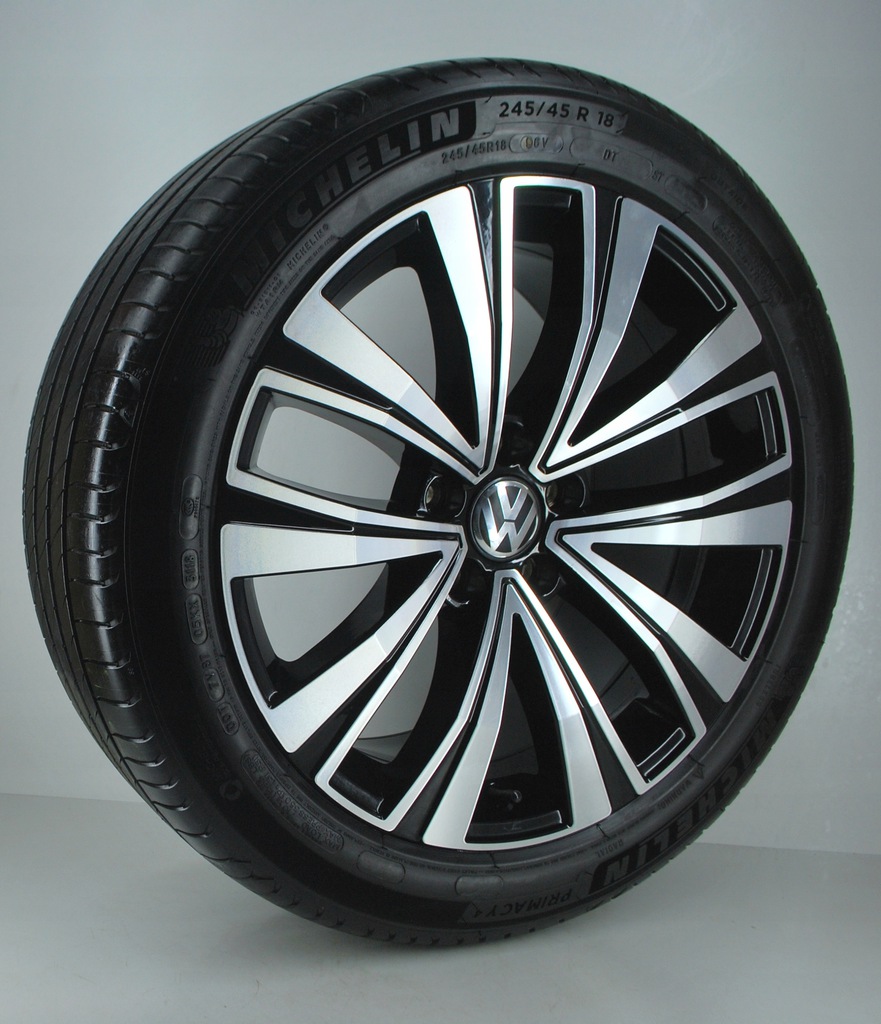 18'' 5x112 vw, ruedas verano 245/45r18 michelin