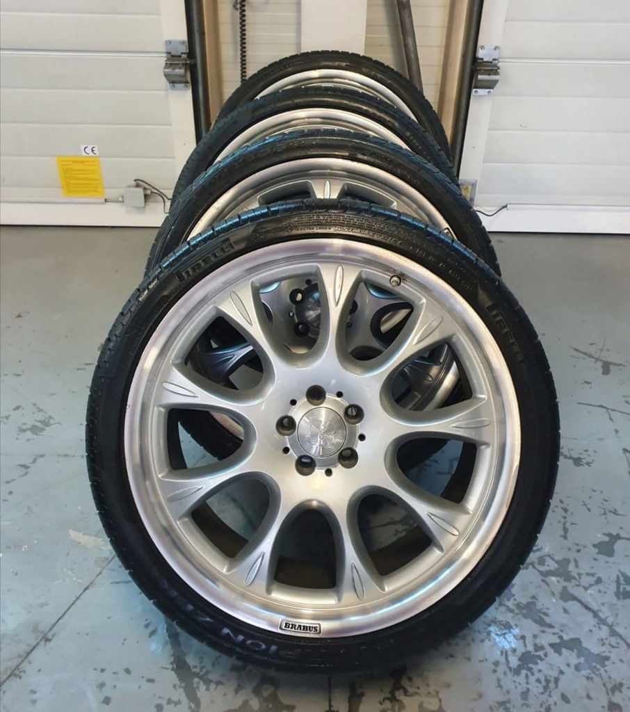 ruedas llantas brabus 22 5x112 mercedes neumáticos pirelli