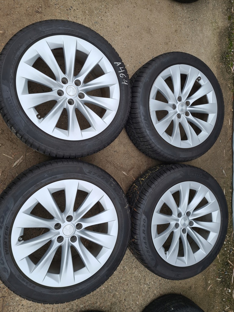 invierno ruedas original tesla x 20 pulgadas +sensores aire