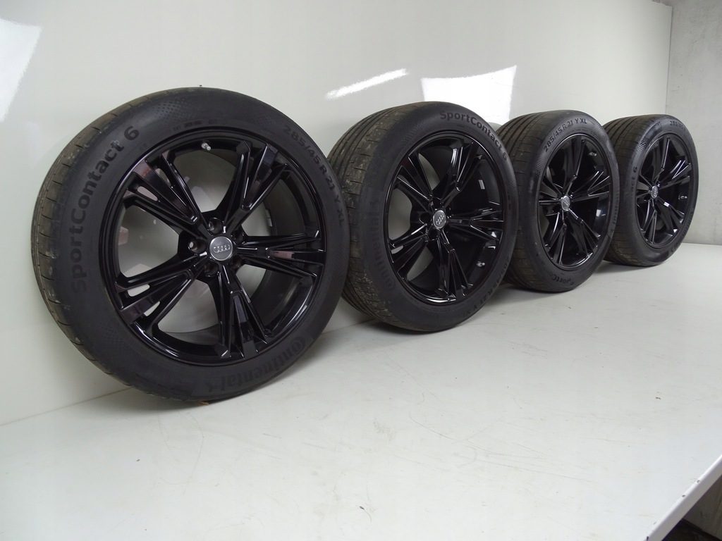audi, q8 sq8 ruedas de aluminio 285/45 r21 black edit