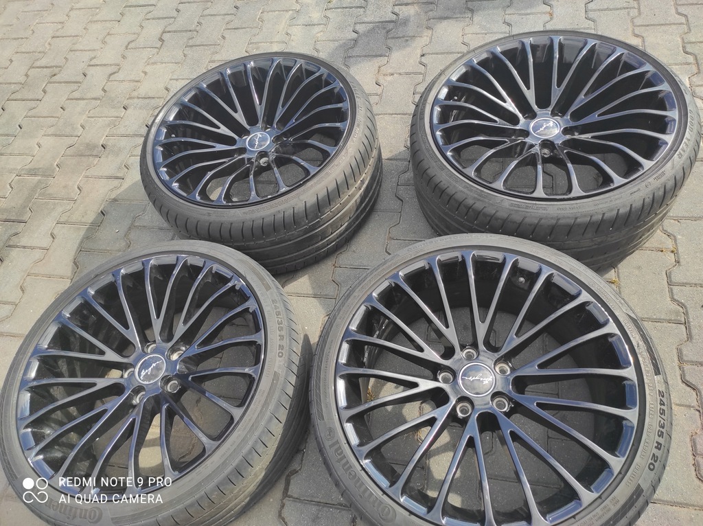 ruedas bmw, f10 f11 5x120 neumatico continental 275 30 20