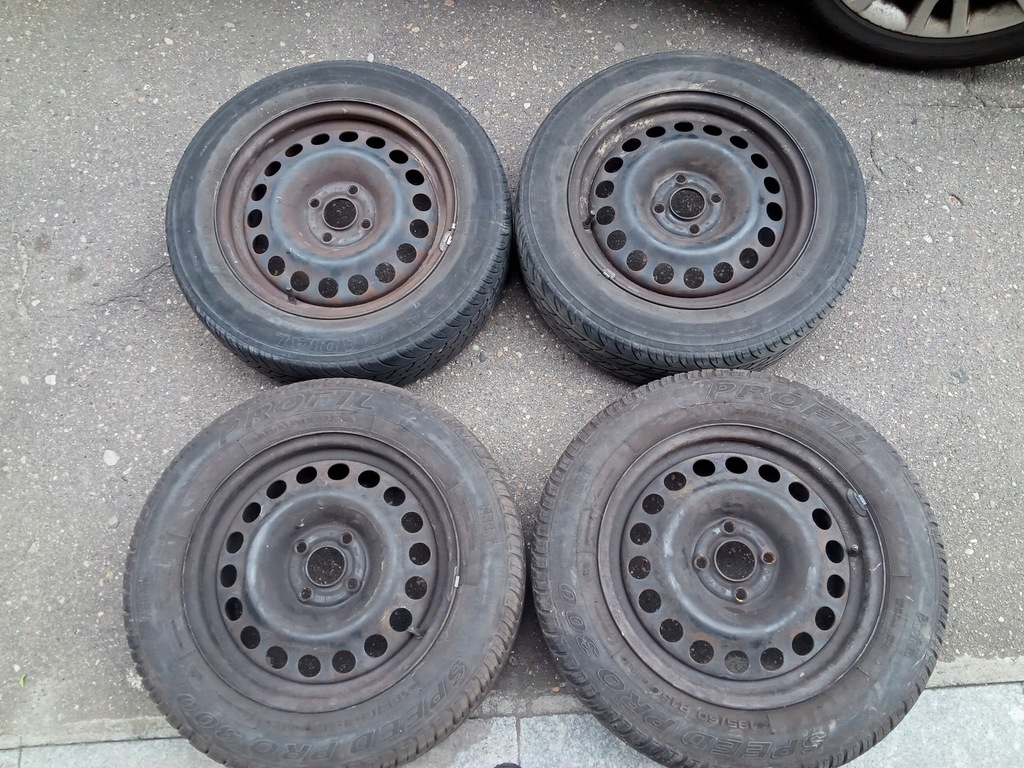 ruedas neumáticos opel 190 65 r15 6jx15 h2 et49