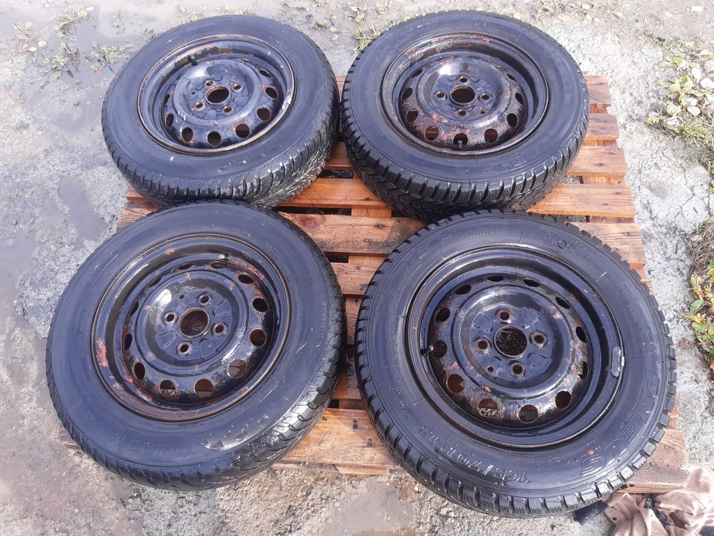 llantas acero con neumaticos invierno hyundai getz et46