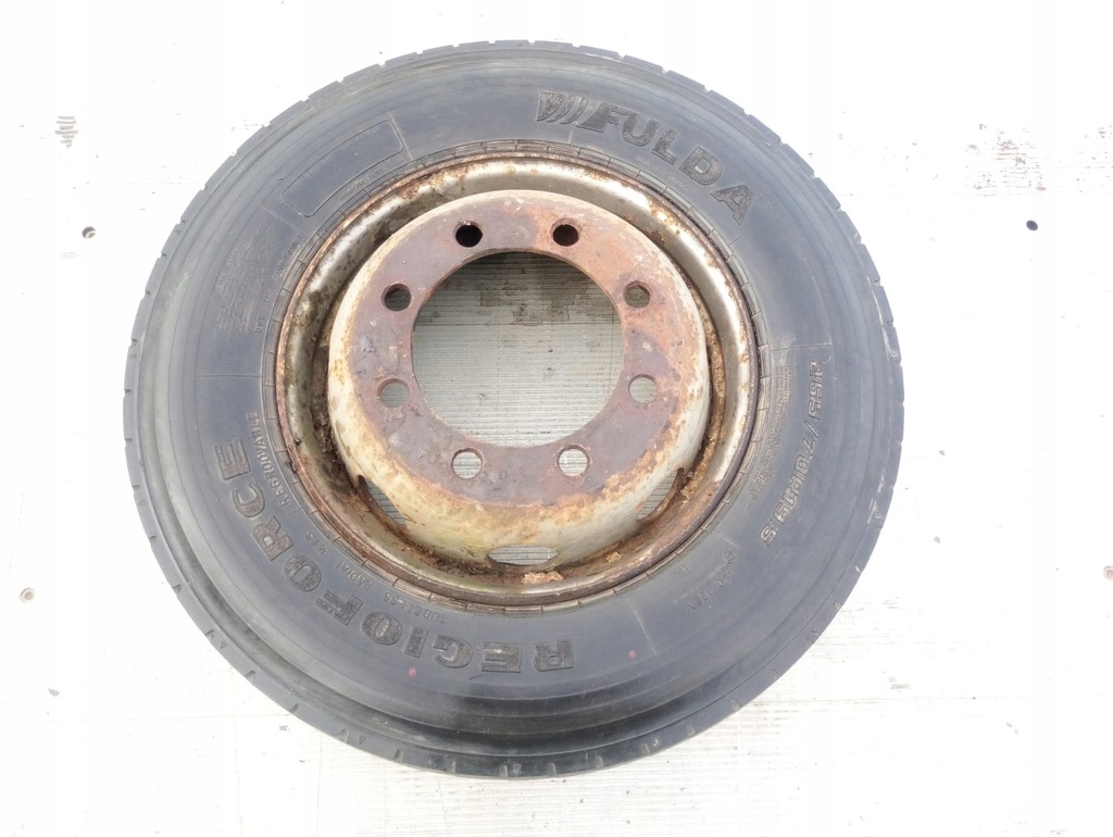 rueda llanta con neumatico 265/70 r19.5