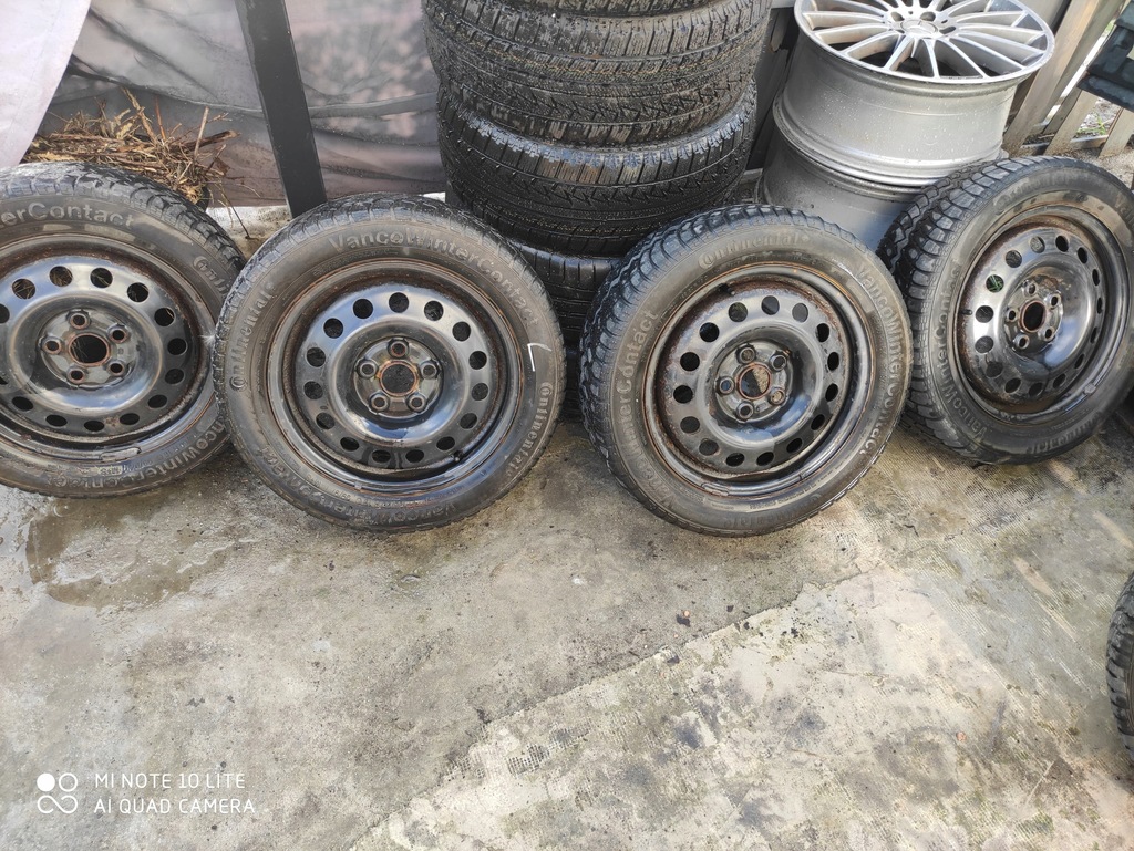 4 unidades ruedas vw, t5 kba 44544 5x120 invierno 195/60/16