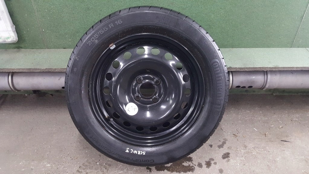 rueda acero acero scenic ii 16  pulgadas 205/55/r16