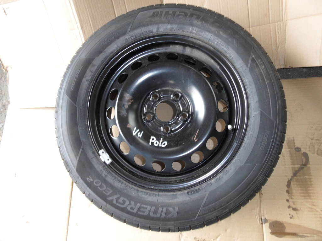 rueda repuesto 185/65r15 5x100 et40 vw, polo seat