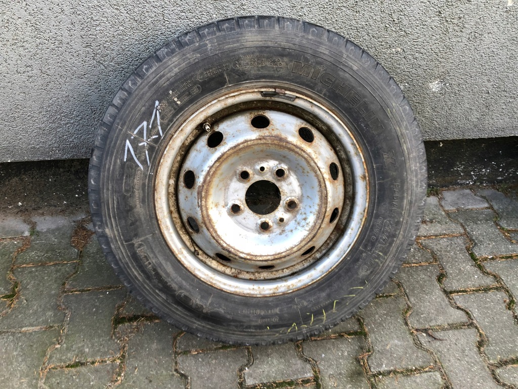 rueda acero michelin xc camping 215/70/15c 6,5mm