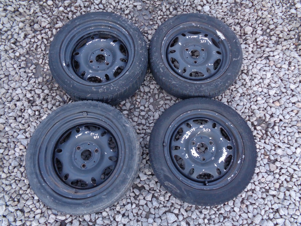 ruedas llantas neumáticos 15'' 3x112 compl. fortwo fortwo 450