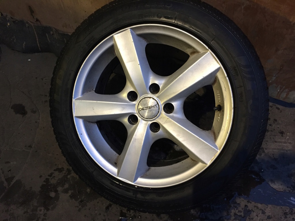 rueda llanta + neumatico dezent mercedes 205/55r16