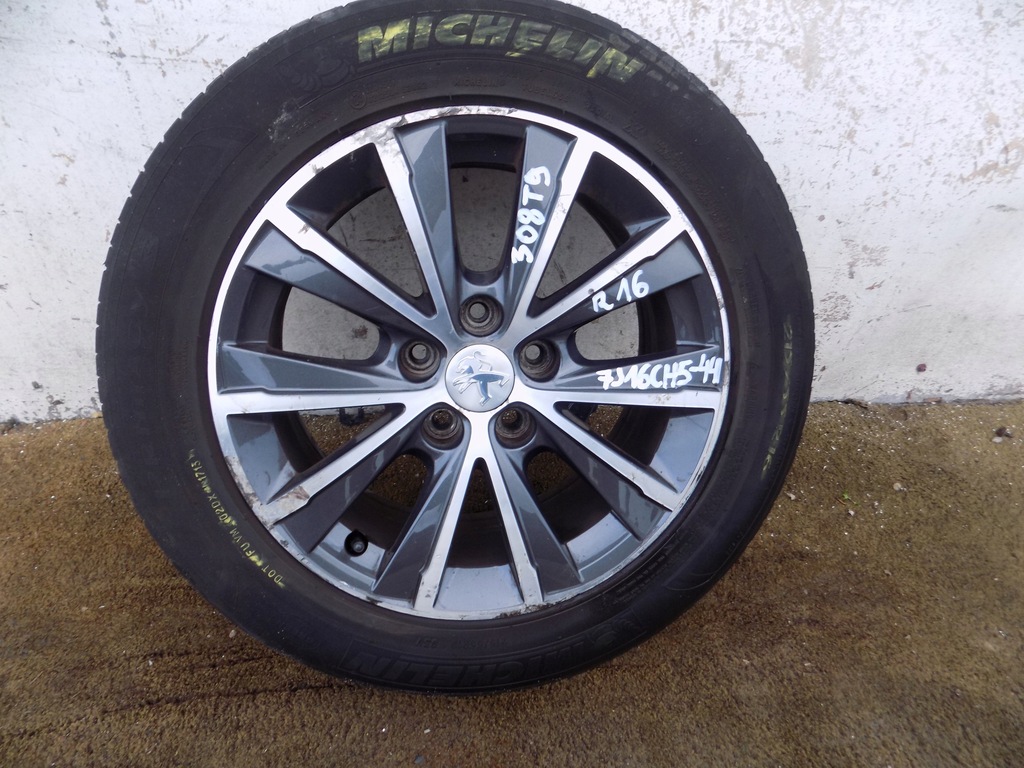 llanta aluminio neumatico 215/55/16 peugeot, 308 t9