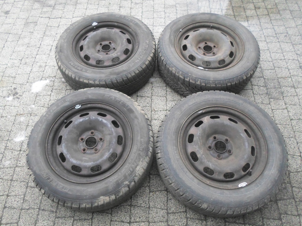 ruedas vw/audi/skoda/seat 15'' 5x100 6j et38 +neumaticos