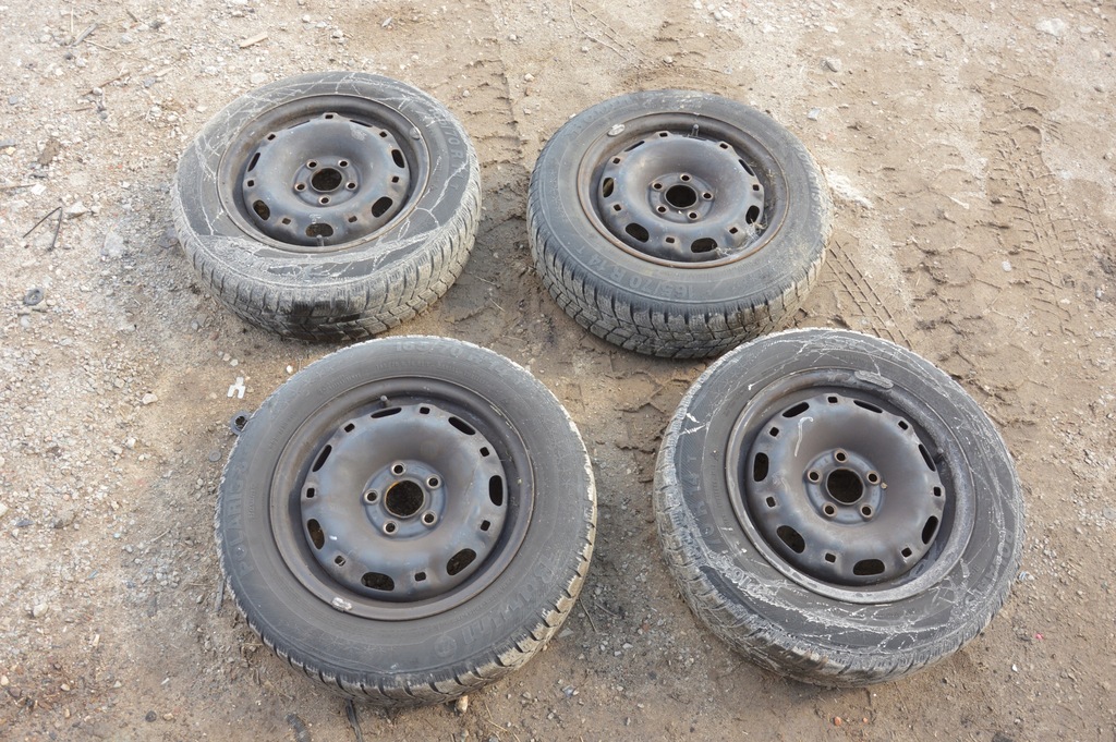 vw, polo 9n ruedas llantas 14'' 5x100 neumáticos invierno