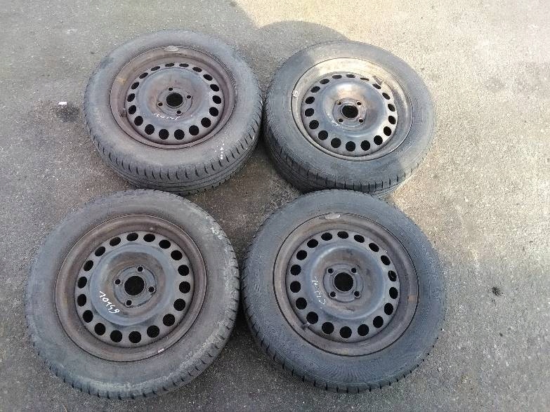 llanta acero 4x100 15 195/60 2 unidades