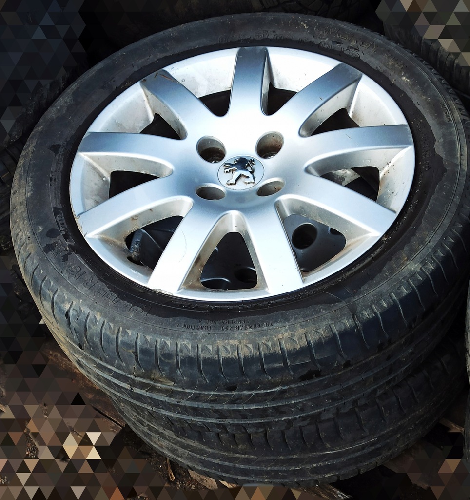 llantas de aluminio neumatico peugeot, 207 lift. 195/55 r. 16