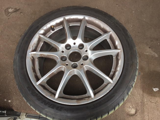 mercedes a, 169 llanta aluminio 7,0jx17 neumatico