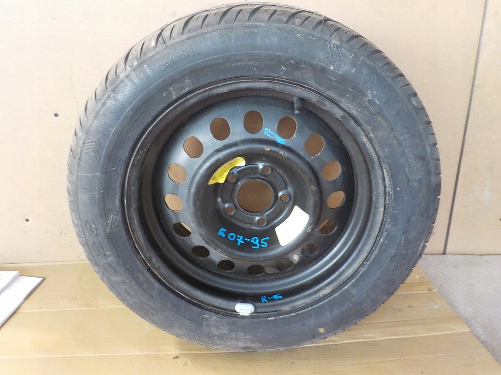 peugeot, 607 rueda repuesto neumatico 225/55 r16 5x108