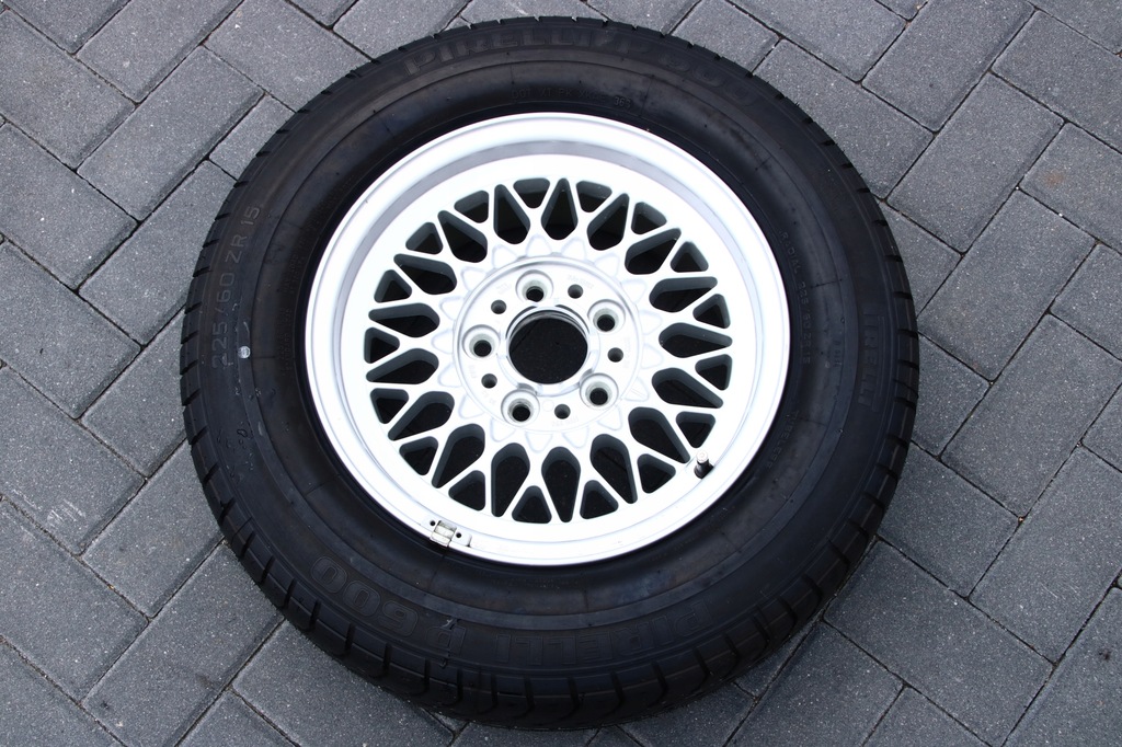 bmw, e32 e34 llanta rueda de aluminio 5x120 15"